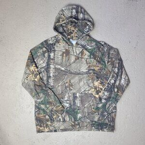 'Real Tree' camouflage hoodie pullover sweatshirt men's 2XL